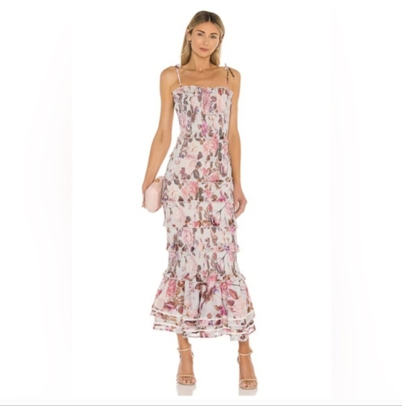 V. Chapman Geranium Maxi Dress - Picture 6 of 6